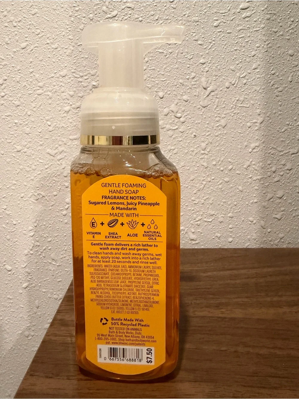 Bath & Body Works Sun-Washed Citrus Gentle Foaming Hand Soap